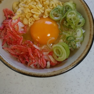 小エビ卵かけご飯